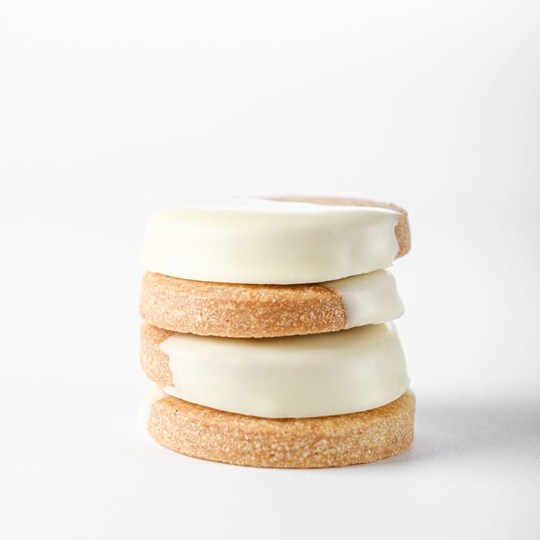 Fotografía de producto, plano detalle de una galleta.