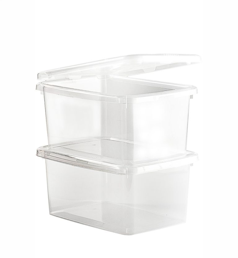 Fotografía de productos industriales transparentes.