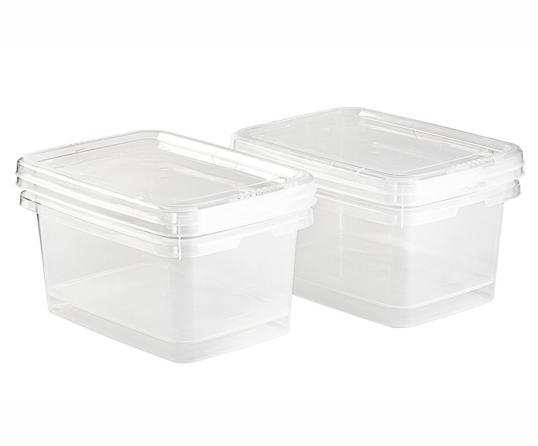 Fotografía de envases transparentes