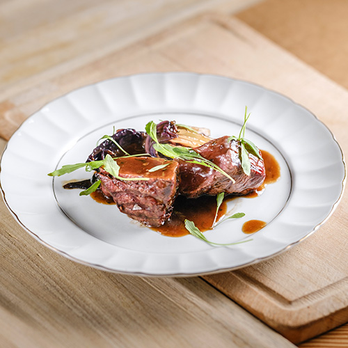 fotografía gastronómica de un plato de carne