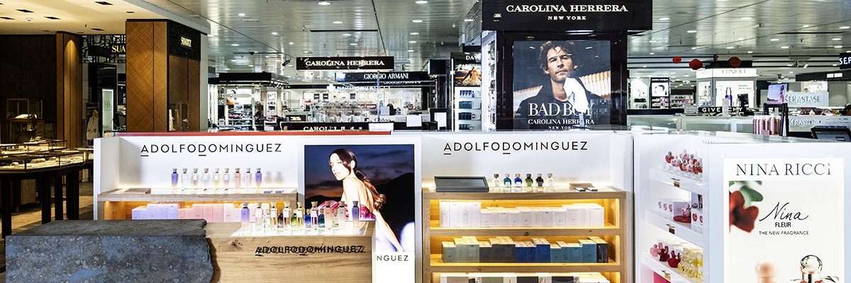 Satand de Puig en El Corte Inglés.